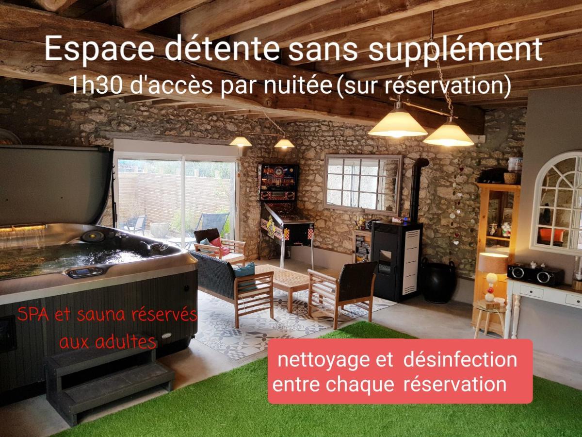 Le Grand Cedre Spa Et Sauna Interieur Piscine Marolles (Loir-et-Cher) Exterior foto